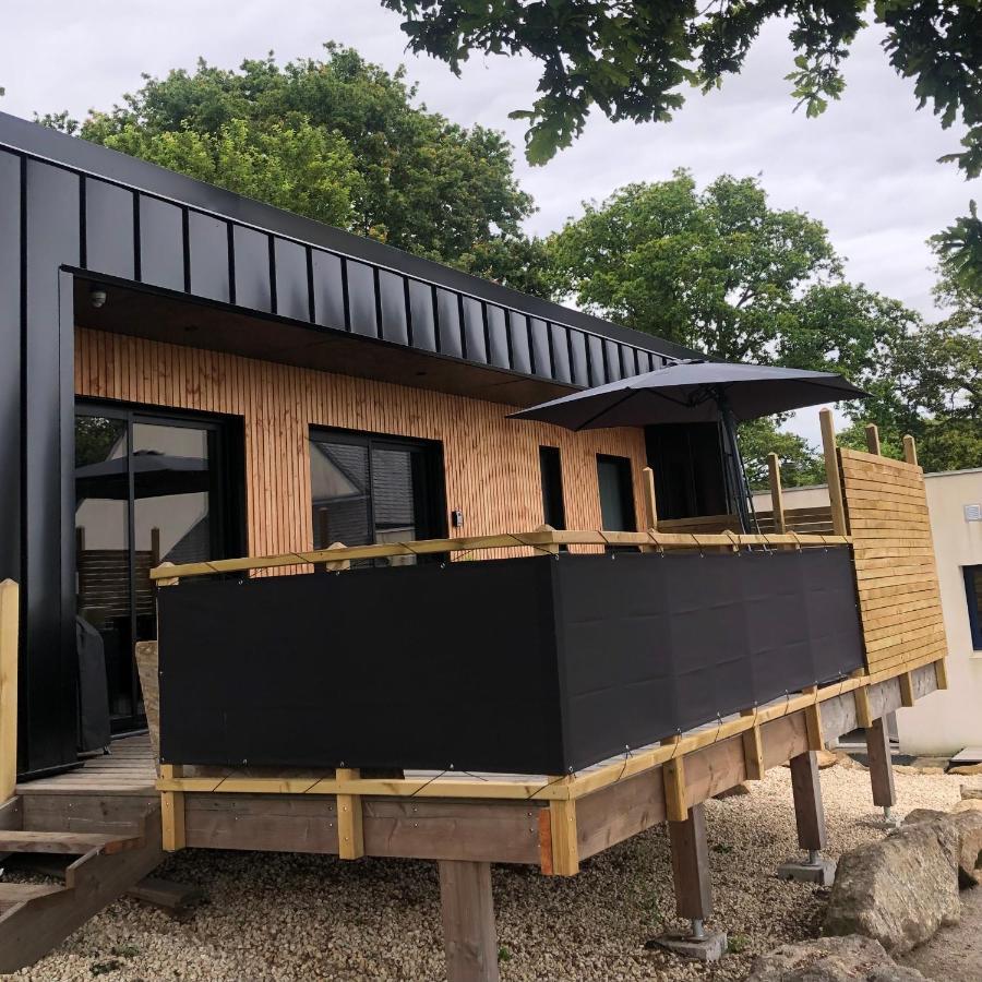 Maison Chaleureuse Et Cosy En Bois De 2021 Pres De Quimper Ergue-Gaberic Exterior photo